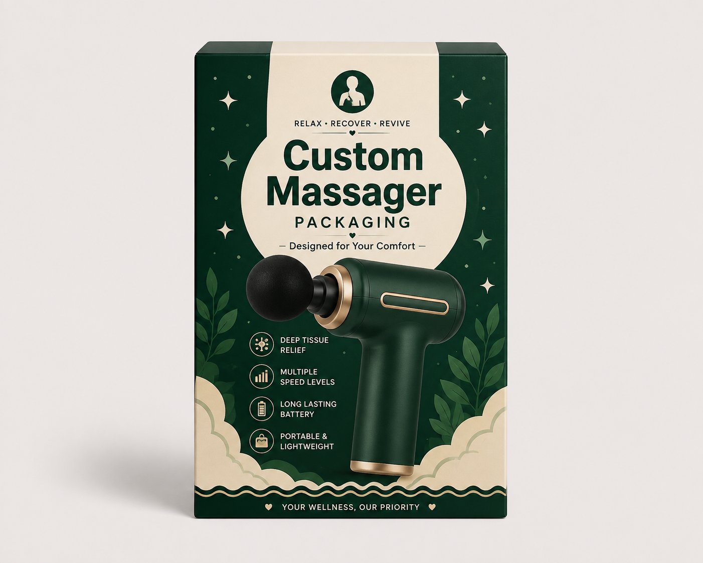 custom massager packaging